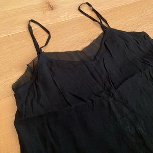 Gentle Fawn Black Double Layer Camisole